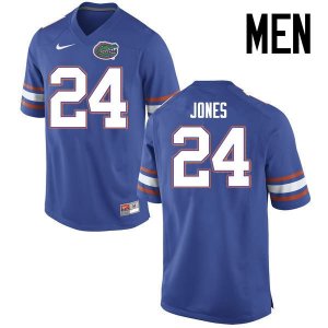 Men's Florida Gators #24 Matt Jones NCAA Nike Blue Authentic Stitched College Football Jersey XEF3562DV